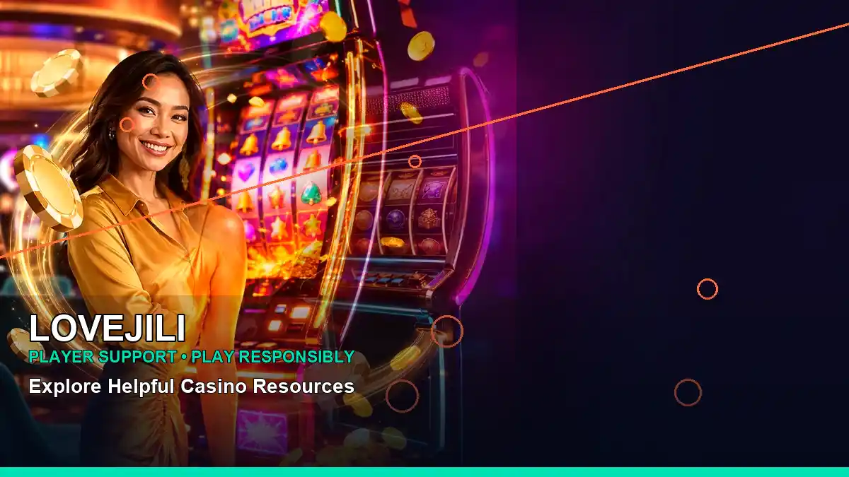 LOVEJILI left-framed reels casino bonus games highlighting mobile-friendly casino play