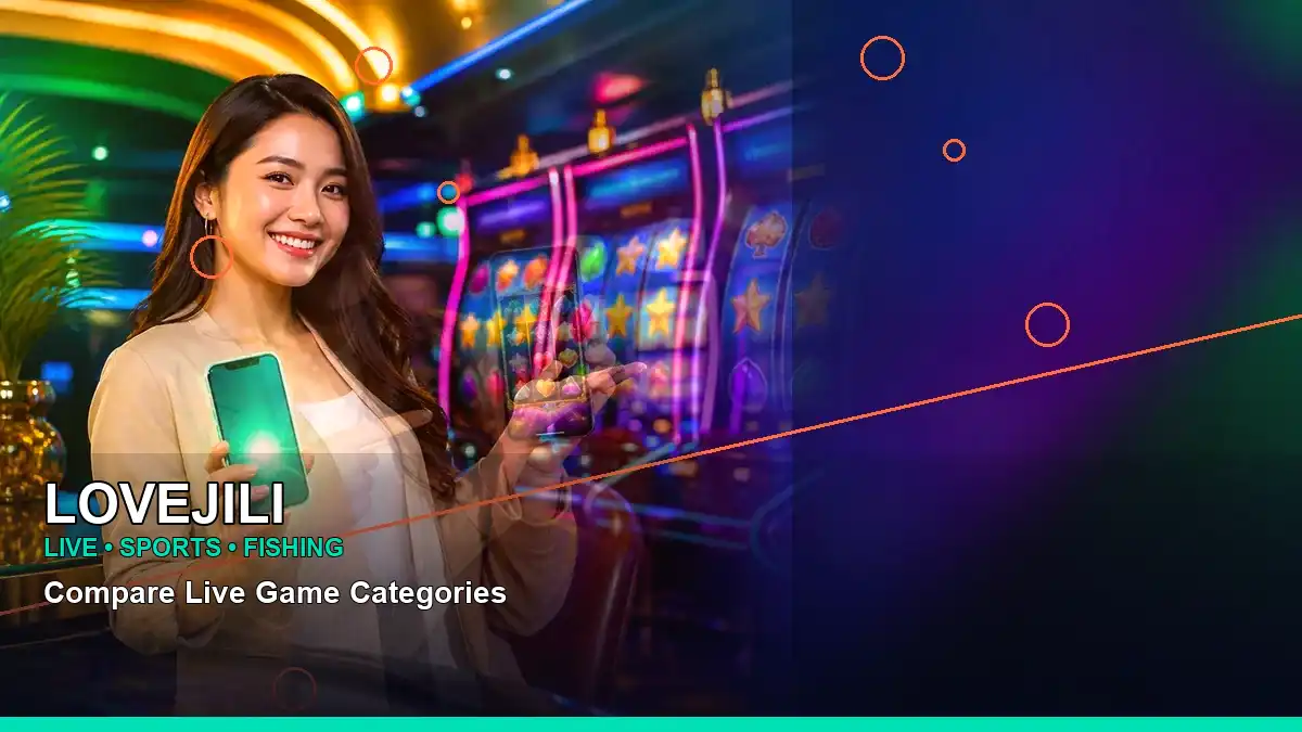 LOVEJILI left close-up reels casino bonus games highlighting mobile-friendly casino play